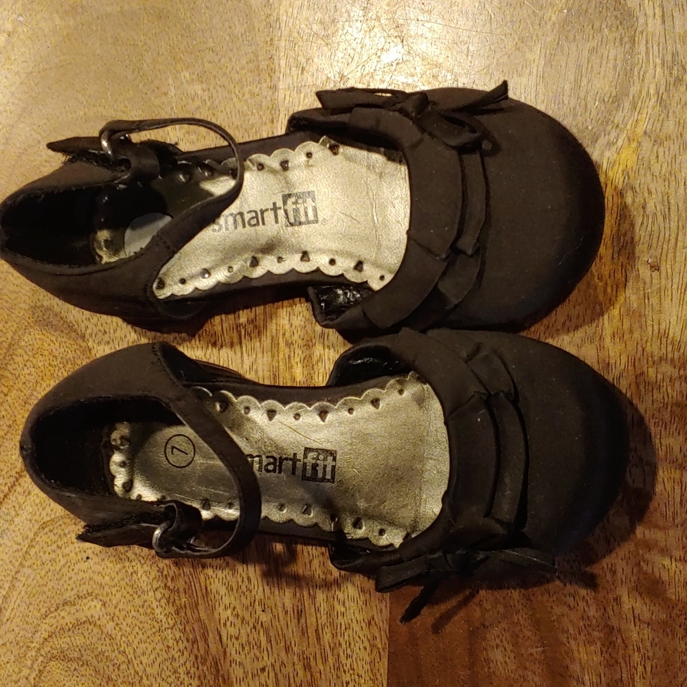 Smart Fit Black Dress Shoes Size 7
